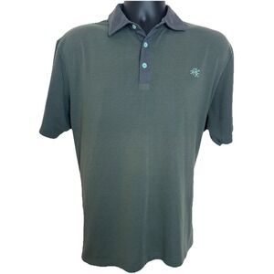 Men's Random Golf Club Polo Shirt Green RGC Performance Size Medium